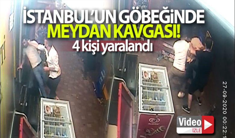 Istanbul Un Gobeginde Meydan Kavgasi Kamerada 4 Yarali