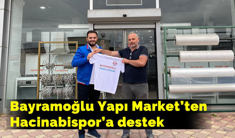 Bayramoğlu Yapı Market’den Hacinabispor'a Destek - Samsun Süper Amatör Liginde mücadele eden Bafra Hacınabispor'a, Bayramoğlu Yapı Market’ten destek verildi.