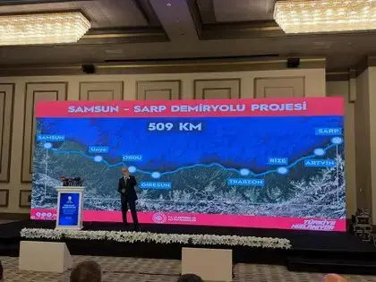 Karadeniz’e Demiryolu Samsun’dan Sarp’a Uzanacak 