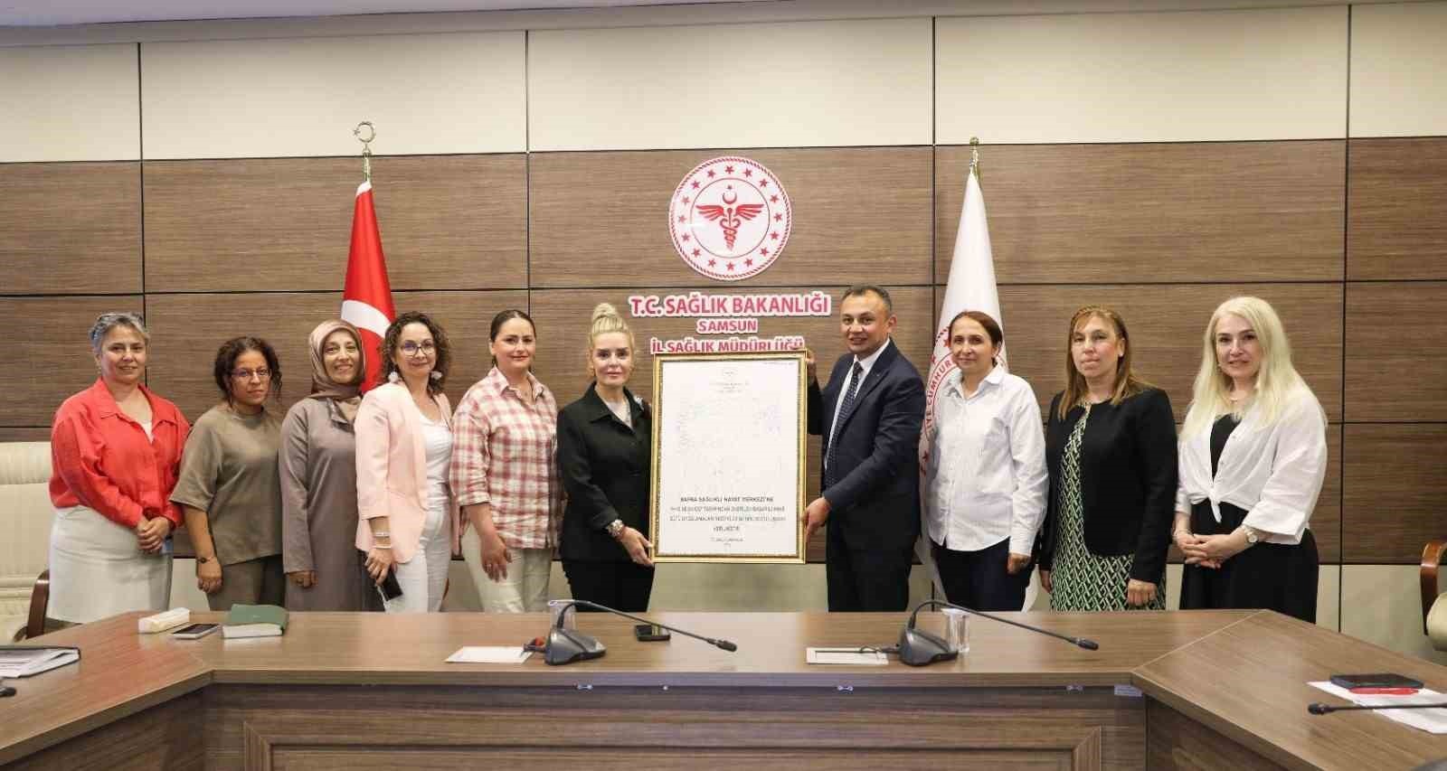 Bafra Sağlıklı Hayat Merkezi"bebek Dostu" Ünvanı Aldı