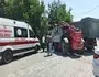 Bafra’da İş Makinesi İle Kamyon Çarpıştı: 1 Yaralı
